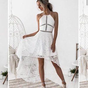 Jaus Hazel White Dress